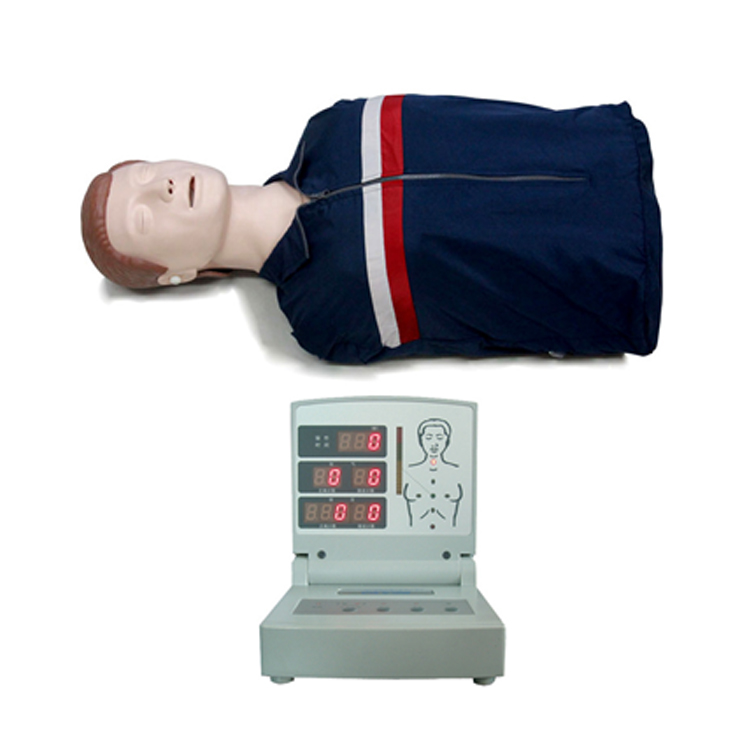  半身電腦心肺復蘇模擬人（語音提示、數字計數顯示） BIX-CPR230