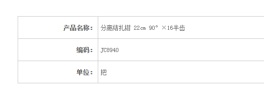 金鐘分離結扎鉗 22cm