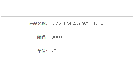 金鐘分離結扎鉗 22cm