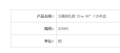 金鐘分離結扎鉗 22cm