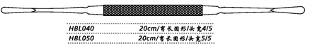 金鐘鼻剝離器 彎長圓形