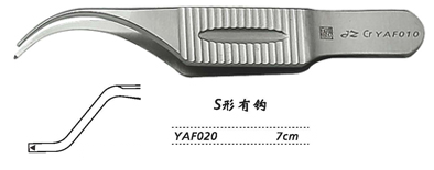 金鐘虹膜鑷 7cm