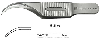 金鐘虹膜鑷 7cm