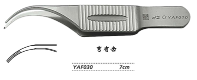 金鐘虹膜鑷 7cm