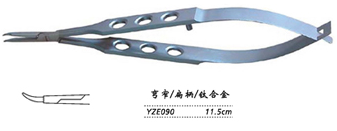 金鐘顯微眼用持針鉗扁柄