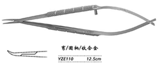 金鐘顯微眼用持針鉗圓柄