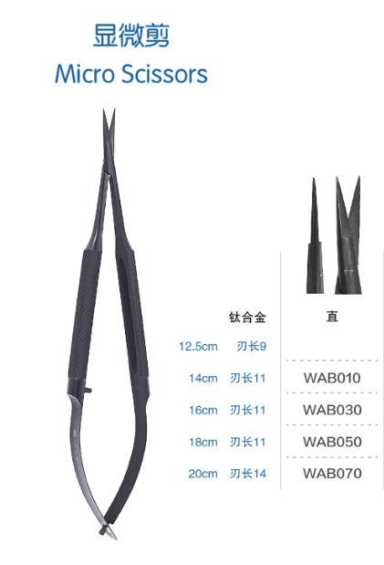 金鐘顯微剪直